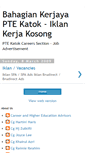 Mobile Screenshot of kerjakosong-ptek-careers.blogspot.com