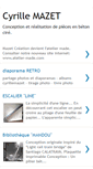 Mobile Screenshot of cyrillemazet.blogspot.com