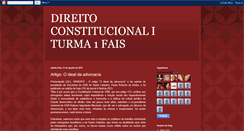 Desktop Screenshot of direitoconstitucional-turma1-fais.blogspot.com