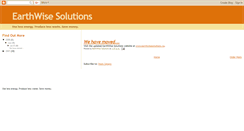 Desktop Screenshot of earthwisesolutions.blogspot.com