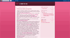 Desktop Screenshot of adatetome.blogspot.com