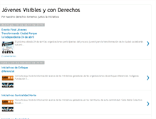 Tablet Screenshot of jovenestransformandociudad.blogspot.com