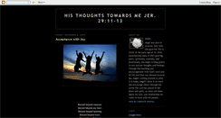 Desktop Screenshot of histhoughtstowardsme.blogspot.com