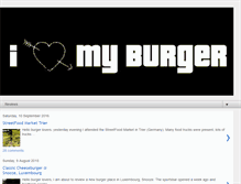 Tablet Screenshot of ilovemyburger.blogspot.com