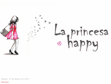 Tablet Screenshot of laprincesahappy.blogspot.com