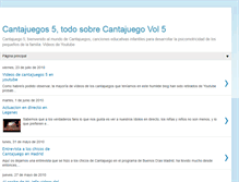 Tablet Screenshot of cantajuegos5.blogspot.com