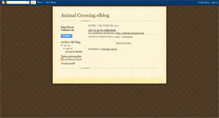 Desktop Screenshot of animal-crossing-elblog.blogspot.com