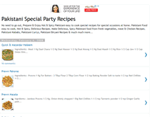 Tablet Screenshot of party-recipes.blogspot.com