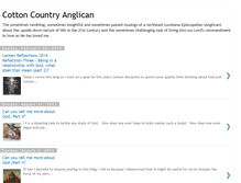 Tablet Screenshot of cottoncountryanglican.blogspot.com