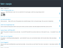 Tablet Screenshot of fatinxiaojie.blogspot.com
