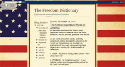 Desktop Screenshot of freedomdictionary.blogspot.com