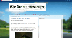 Desktop Screenshot of africanmessenger.blogspot.com