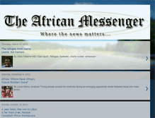 Tablet Screenshot of africanmessenger.blogspot.com