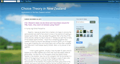 Desktop Screenshot of choicetheorynewzealand.blogspot.com