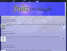 Tablet Screenshot of julesforthought.blogspot.com