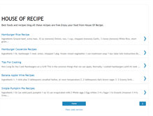 Tablet Screenshot of houseofrecipe.blogspot.com