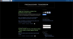 Desktop Screenshot of masonicblogger.blogspot.com