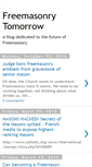 Mobile Screenshot of masonicblogger.blogspot.com