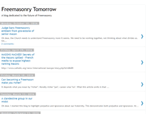 Tablet Screenshot of masonicblogger.blogspot.com