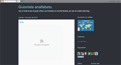 Desktop Screenshot of guionistaanalfabeto.blogspot.com