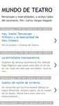 Mobile Screenshot of mundodeteatro.blogspot.com