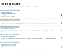 Tablet Screenshot of mundodeteatro.blogspot.com