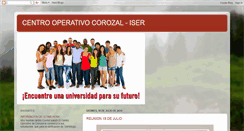 Desktop Screenshot of corozaliser.blogspot.com