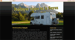 Desktop Screenshot of nuestrosviajesenlasoyuz.blogspot.com