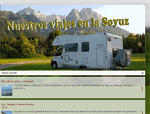 Tablet Screenshot of nuestrosviajesenlasoyuz.blogspot.com