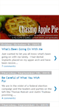 Mobile Screenshot of chasingapplepie.blogspot.com