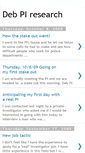 Mobile Screenshot of debpiresearch.blogspot.com