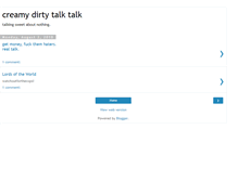 Tablet Screenshot of creamydirtytalktalk.blogspot.com