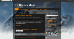 Desktop Screenshot of ladecimamusa10.blogspot.com