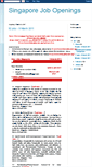 Mobile Screenshot of allsingaporejob.blogspot.com