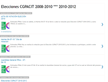 Tablet Screenshot of eleccionescitcgpa2008-2010.blogspot.com