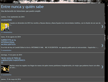 Tablet Screenshot of entrenuncayquiensabe.blogspot.com