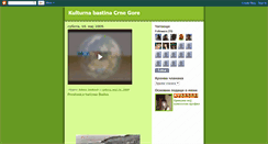 Desktop Screenshot of kulturniturizamcrnegore.blogspot.com