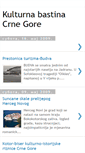 Mobile Screenshot of kulturniturizamcrnegore.blogspot.com