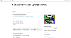 Desktop Screenshot of nemetnyelvlecke.blogspot.com