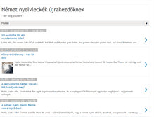 Tablet Screenshot of nemetnyelvlecke.blogspot.com