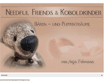 Tablet Screenshot of needfulfriendsundkoboldkinder.blogspot.com