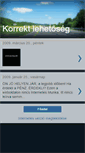 Mobile Screenshot of korrektlehetoseg.blogspot.com