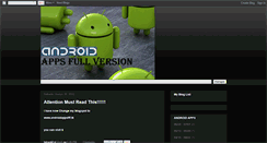 Desktop Screenshot of androidappsfullforfree.blogspot.com