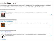 Tablet Screenshot of lapistoladelarra.blogspot.com