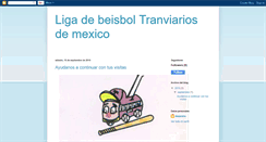 Desktop Screenshot of ligadetranviarios.blogspot.com