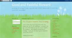 Desktop Screenshot of goodandfaithfulsteward.blogspot.com