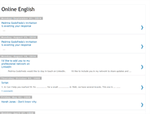 Tablet Screenshot of english-on-the-web.blogspot.com