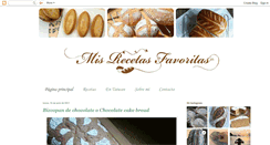 Desktop Screenshot of misrecetasfavoritas2.blogspot.com
