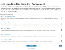 Tablet Screenshot of lirik-republik-cinta.blogspot.com