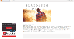 Desktop Screenshot of plaidandsimple.blogspot.com